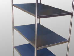 Anaquel de acero inoxidable