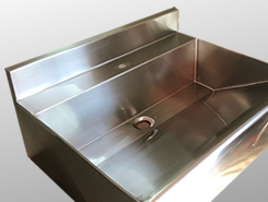 lavamanos de acero inoxidable