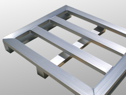 Tarimas de acero inoxidable